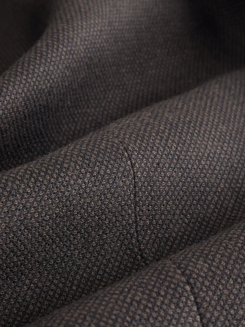 Brown Slim Fit Wool Blend Suit Jacket