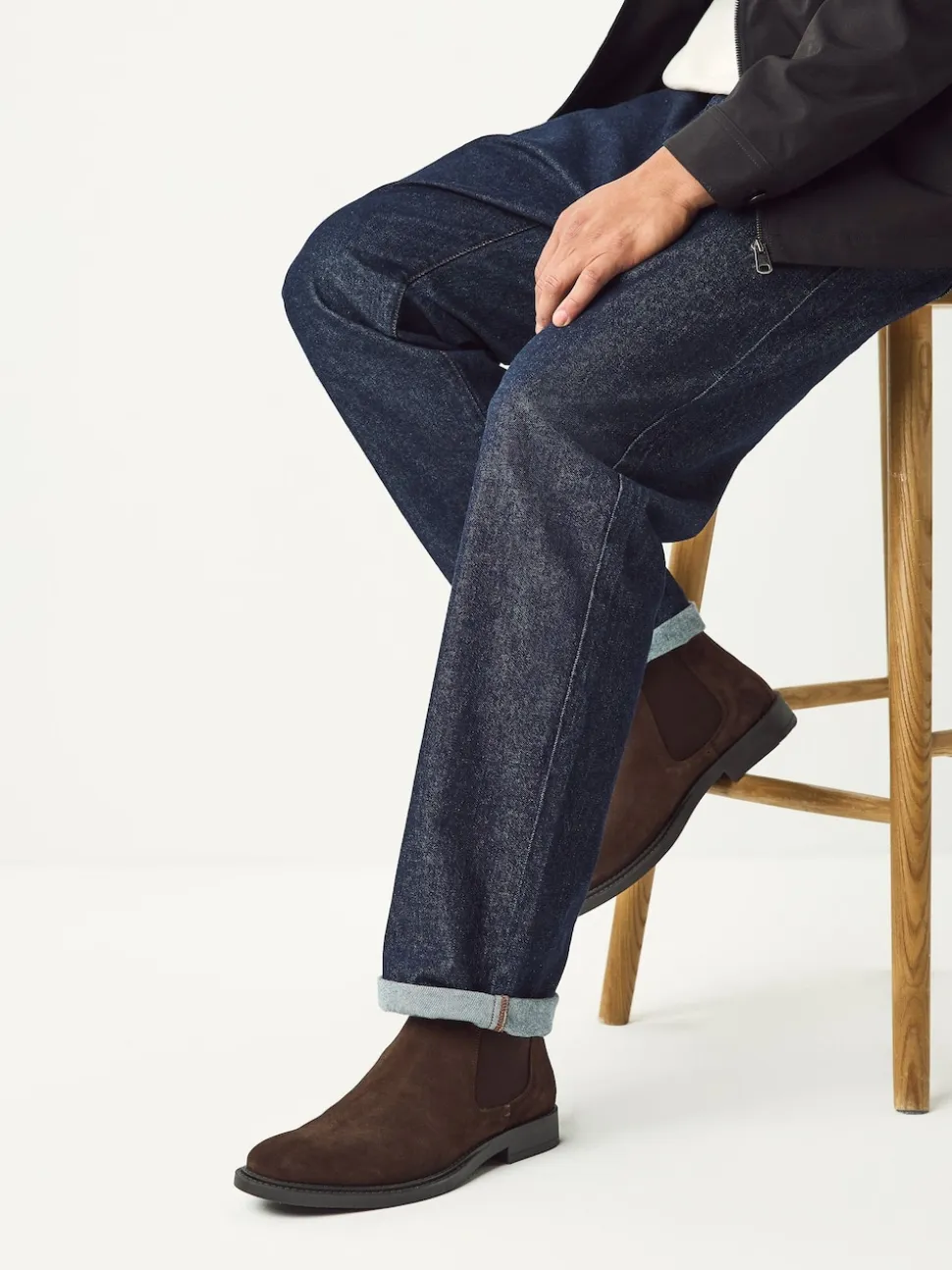 Brown Smart Suede Chelsea Boots