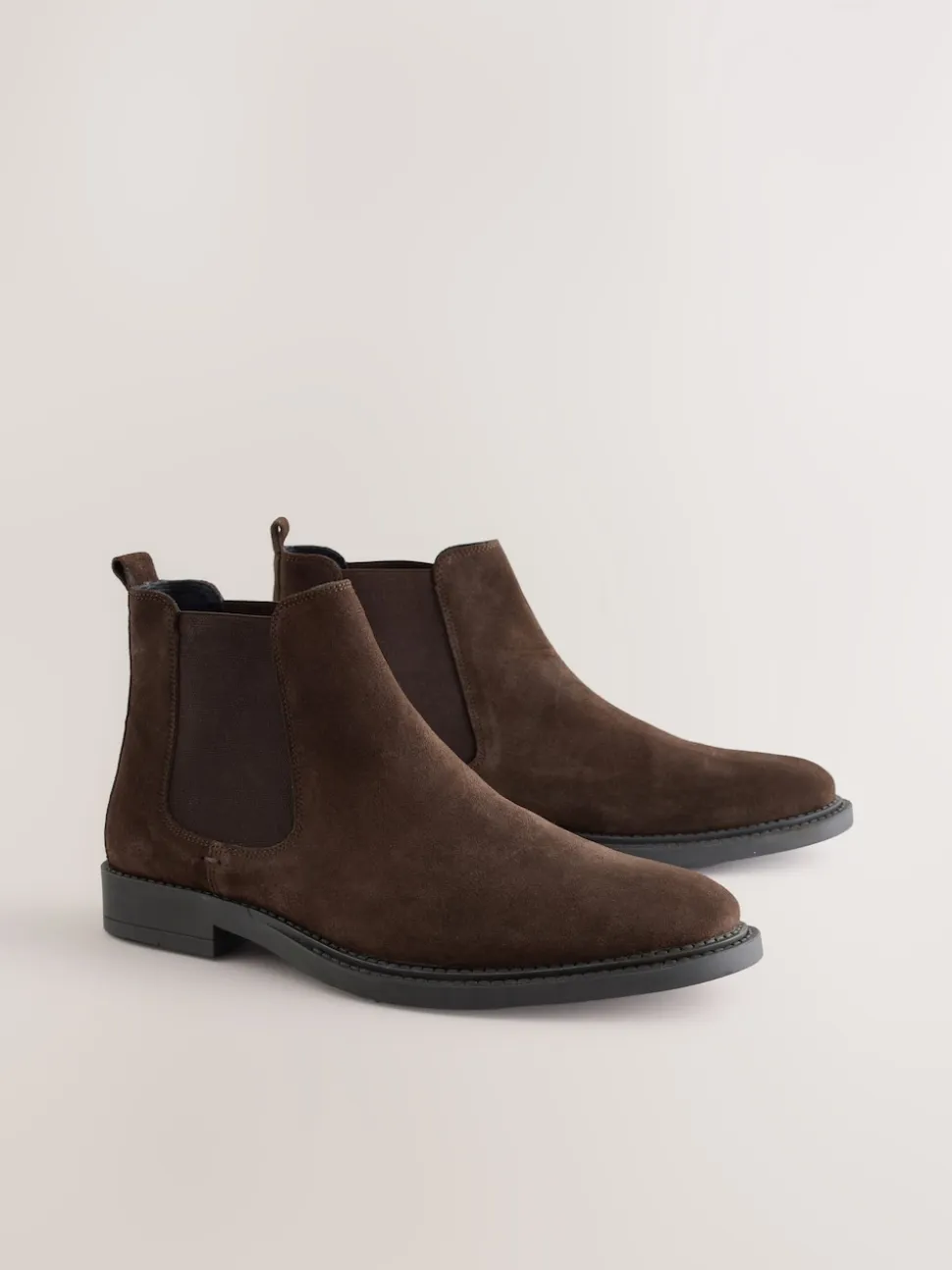 Brown Smart Suede Chelsea Boots