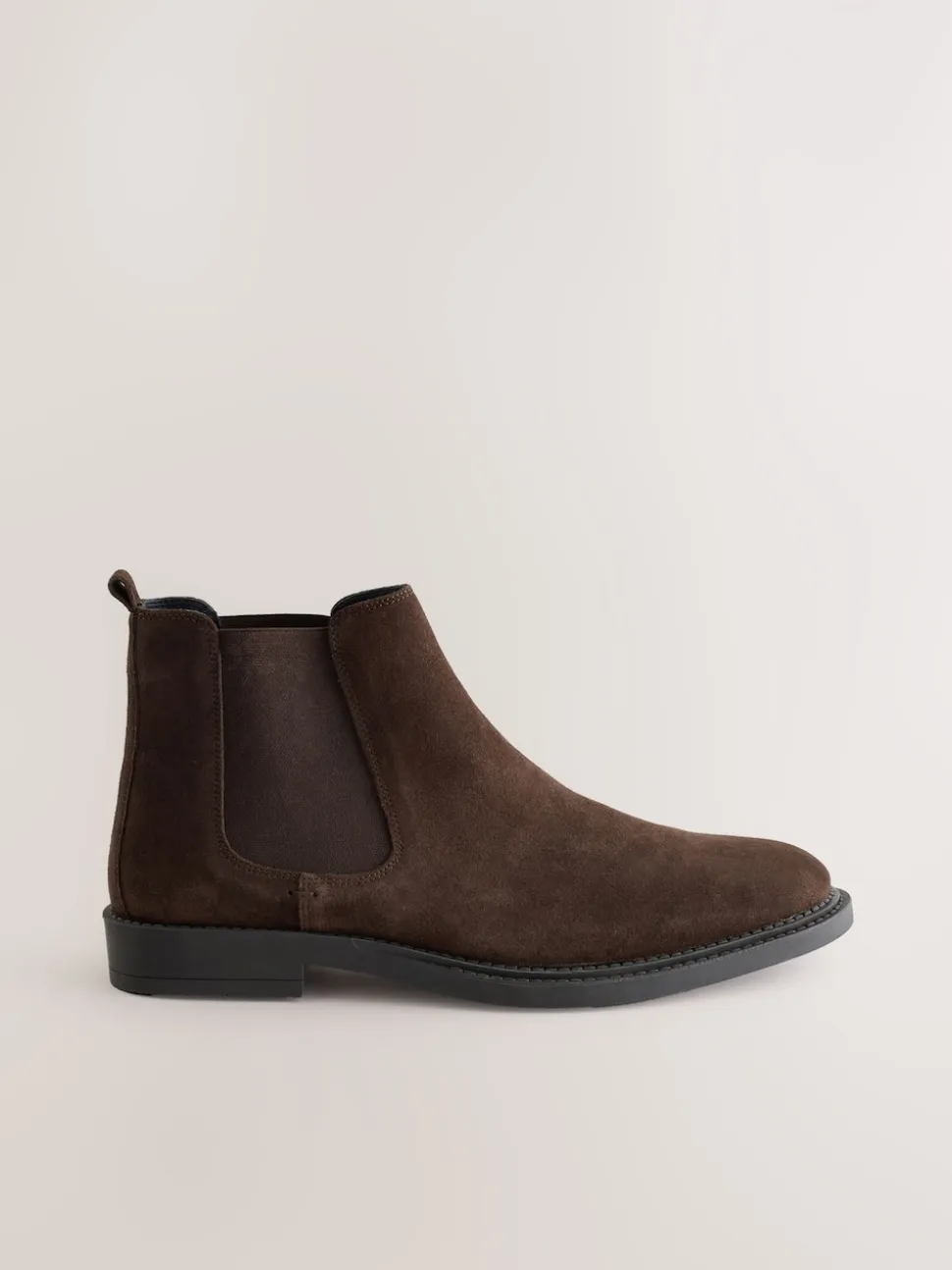 Brown Smart Suede Chelsea Boots