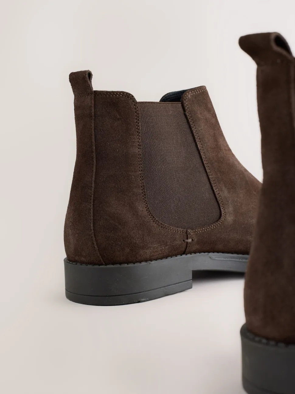 Brown Smart Suede Chelsea Boots