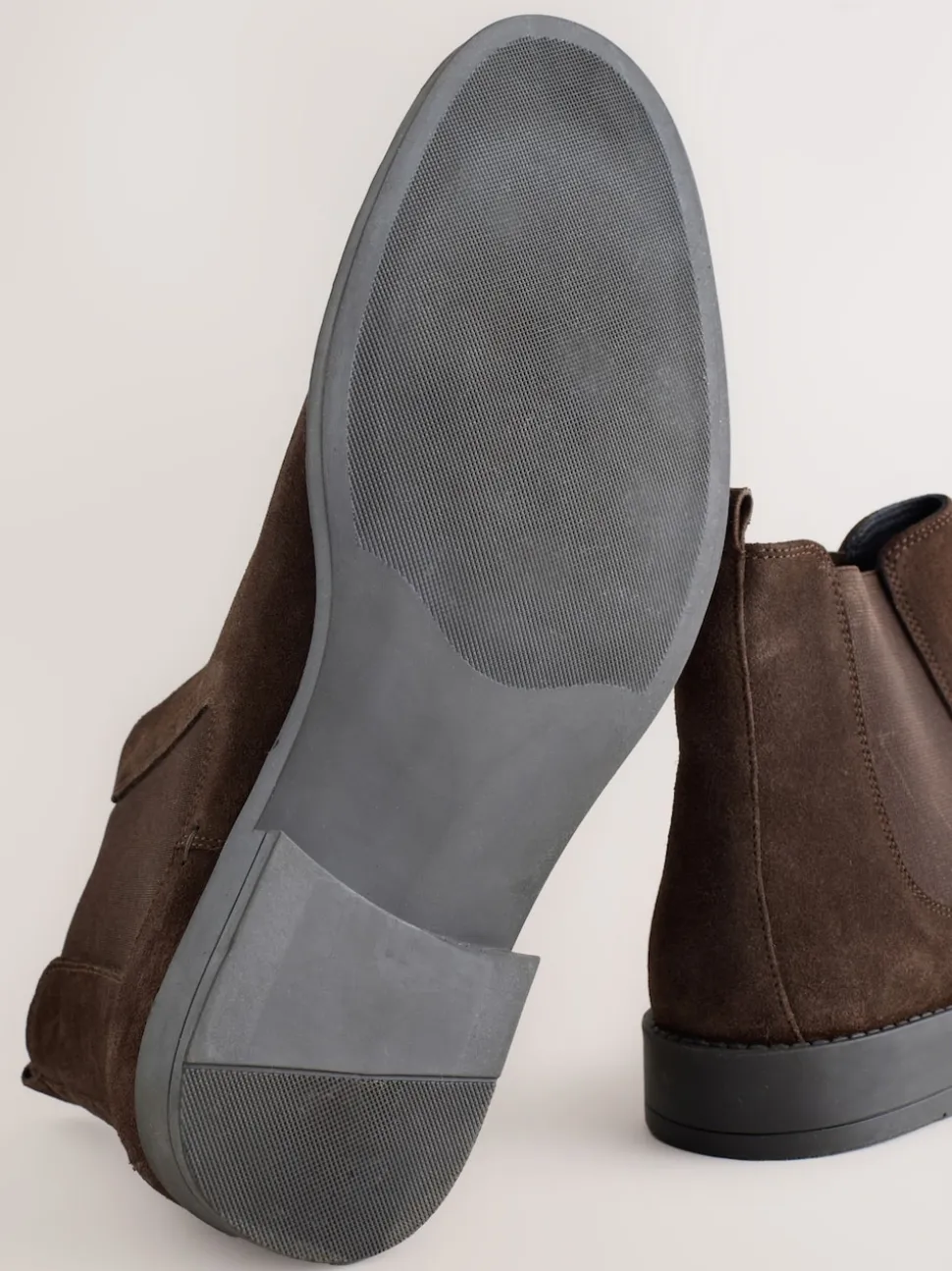 Brown Smart Suede Chelsea Boots