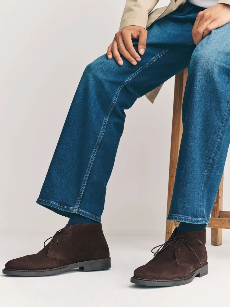 Brown Smart Suede Chukka Boots