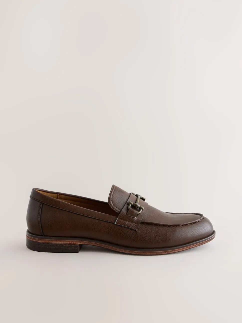 Brown Snaffle Loafers