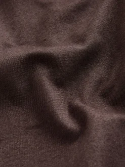 Brown Soft Touch Oxford Long Sleeve Shirt