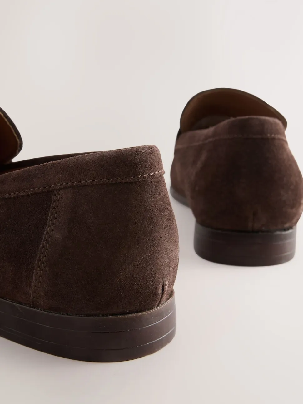 Brown Suede Loafers