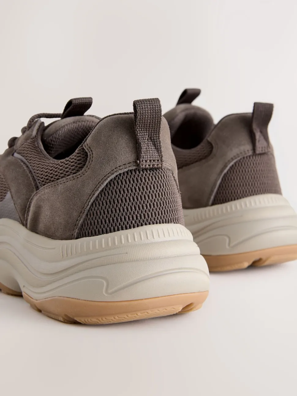 Brown Suede Trim Runners