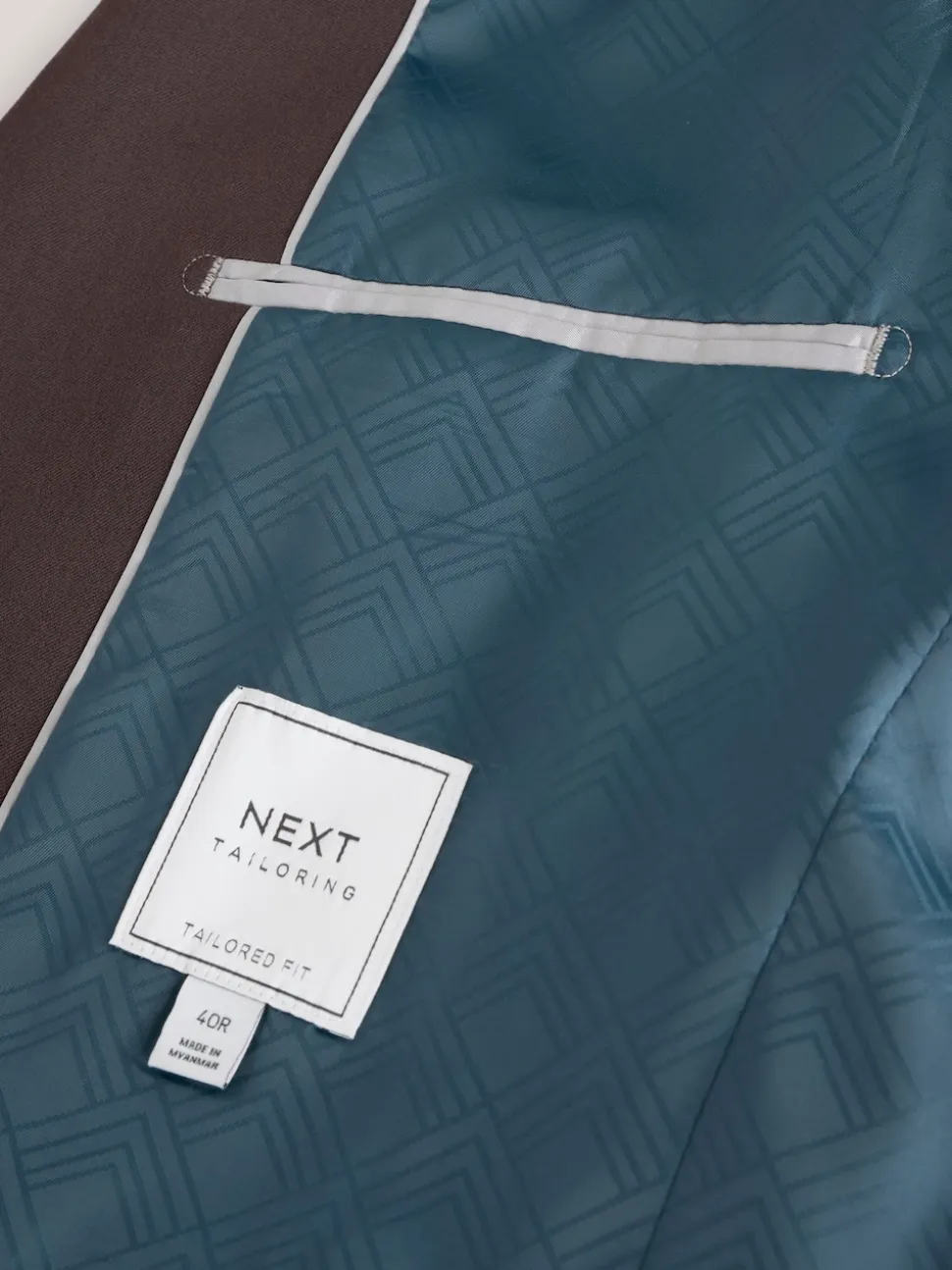 Brown Tailored Fit Motionflex Stretch Suit Jacket