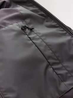 Brown ThermoGen Shower Resistant Rubbersied Puffer Coat
