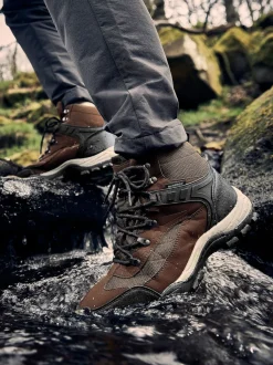 Brown Waterproof Walking Boots