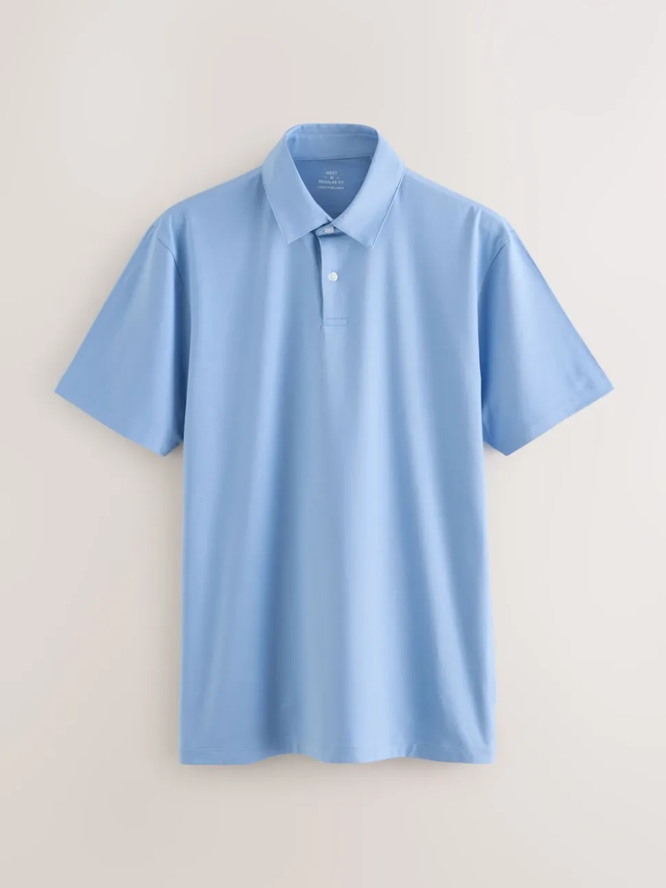 Brown/Blue/Neutral Regular Fit Short Sleeve Jersey Polo Shirts 3 Pack