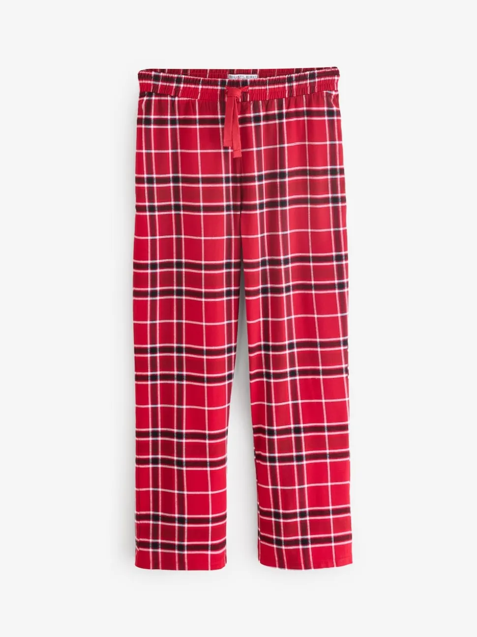 Bump It Up Maternity Red Mens Flannel Pyjamas