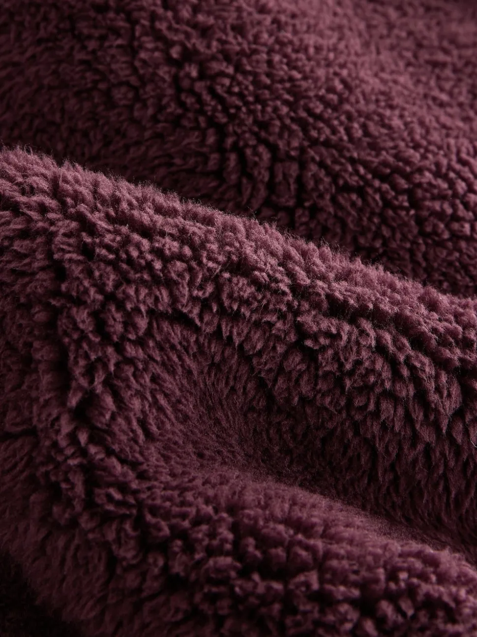 Burgundy Red Borg Overhead Hoodie