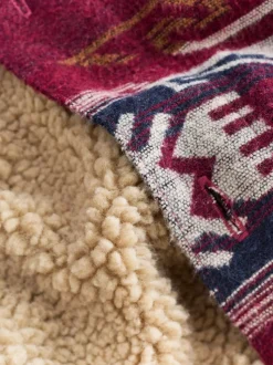 Burgundy Red Navajo Style Shacket