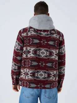 Burgundy Red Navajo Style Shacket