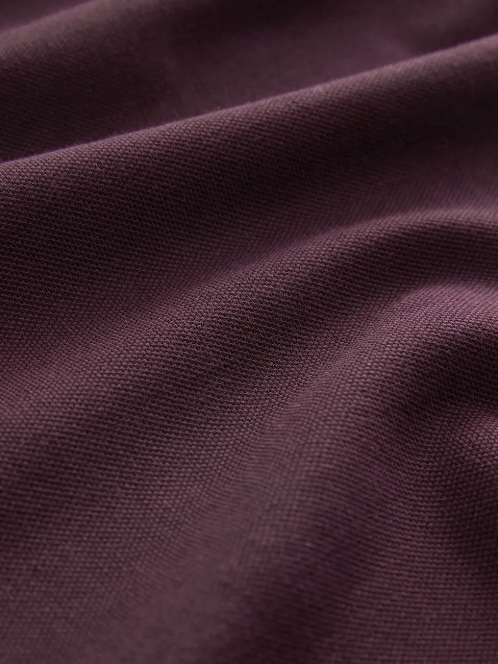 Burgundy Red Regular Fit Short Sleeve Pique Polo Shirt