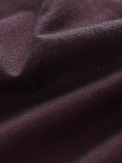 Burgundy Red Soft Touch Oxford Long Sleeve Shirt