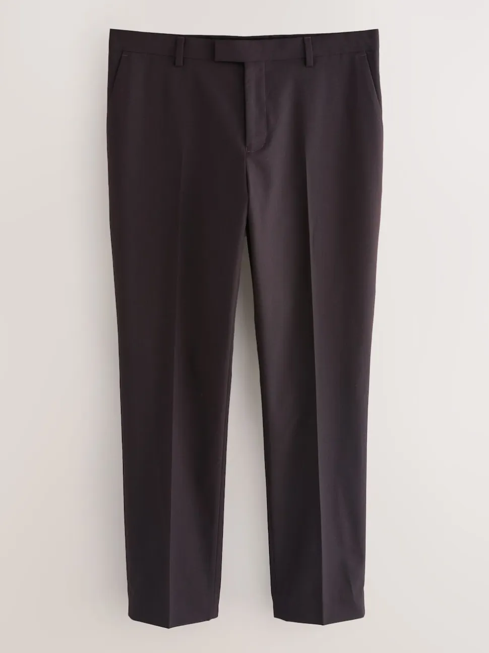 Burgundy Red Tailored Fit Tuxedo Suit Trousers