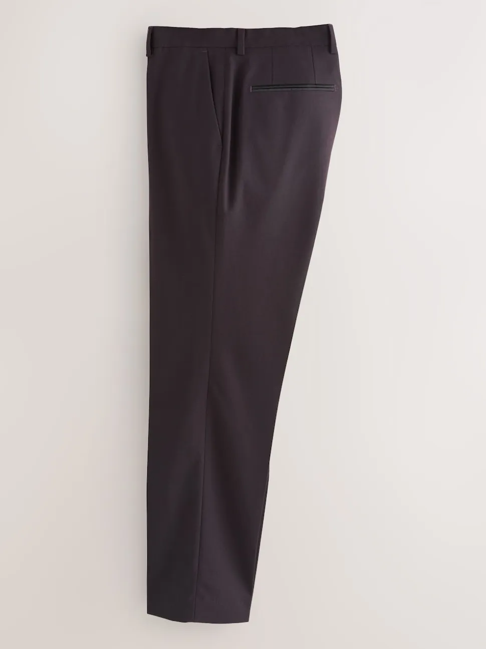 Burgundy Red Tailored Fit Tuxedo Suit Trousers