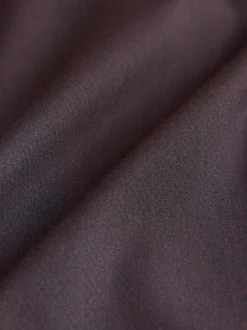 Burgundy Red Tailored Fit Inset Lapel Detail Tuxedo Suit Jacket