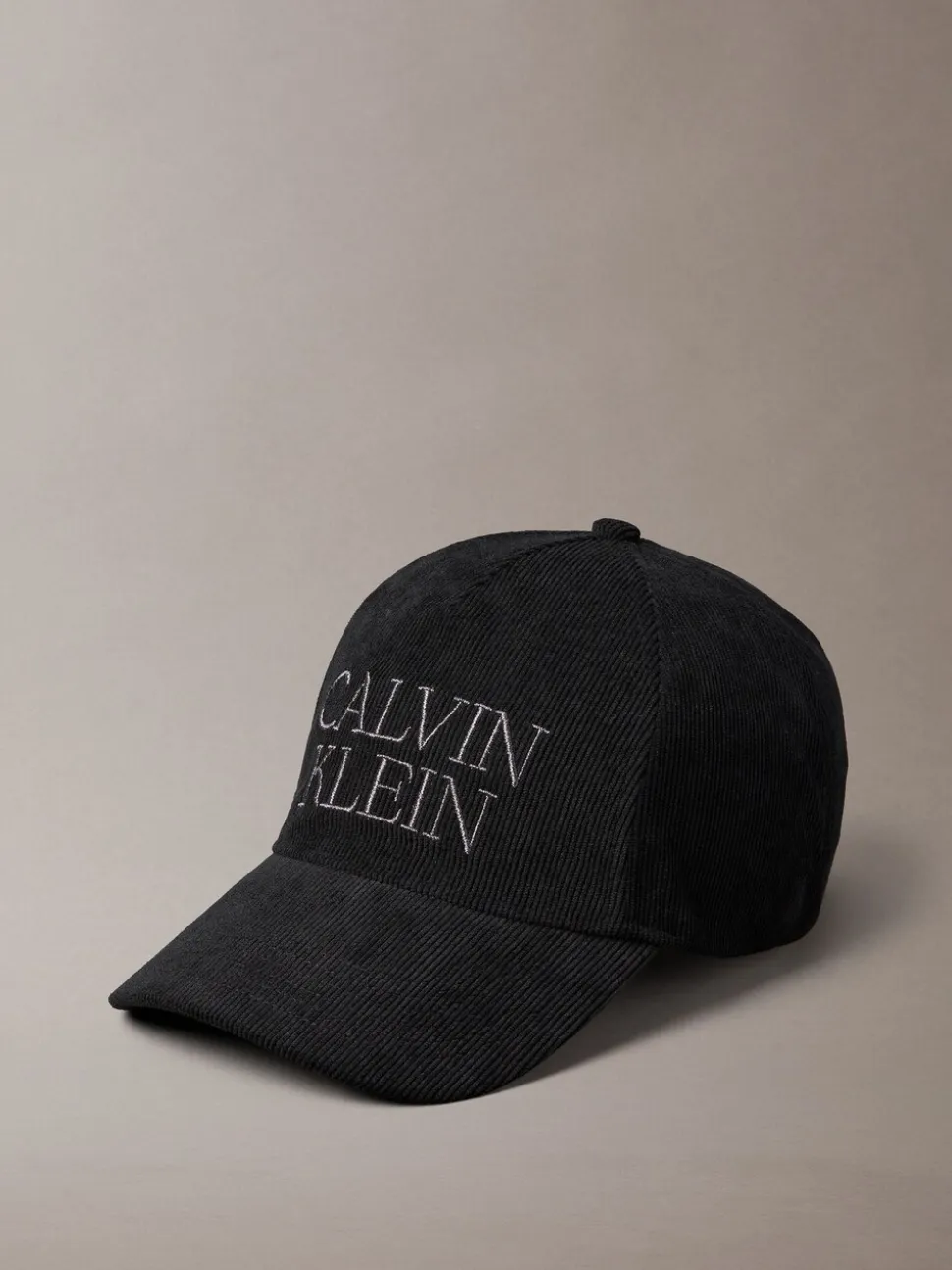 Calvin Klein Black Corduroy Cap