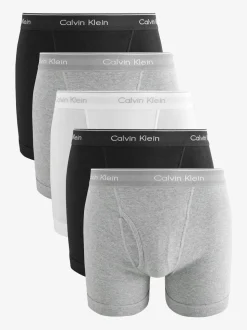 Calvin Klein Black Cotton Classics Boxer Briefs 5 Pack