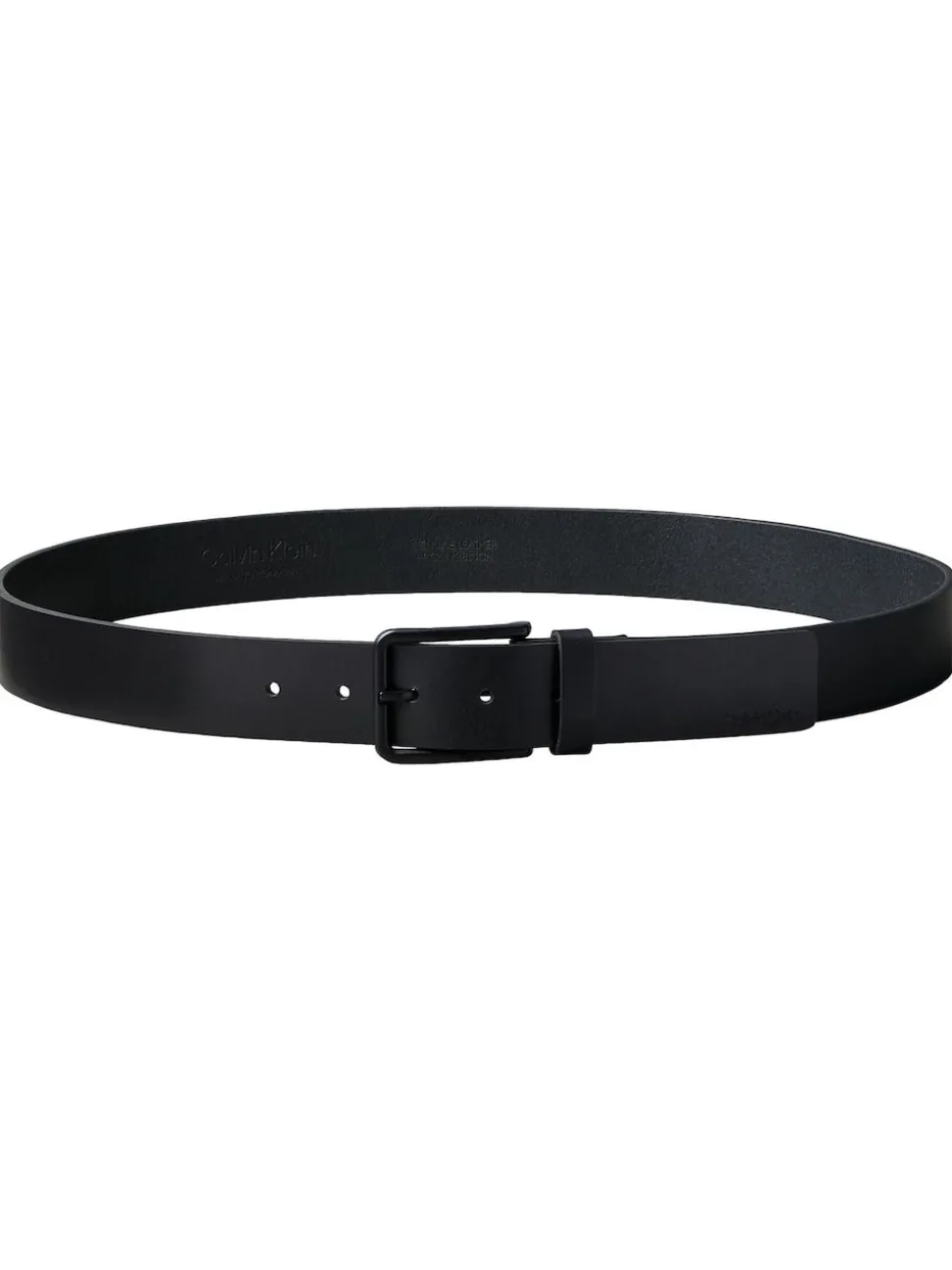 Calvin Klein Black Full-Grain Leather Belt