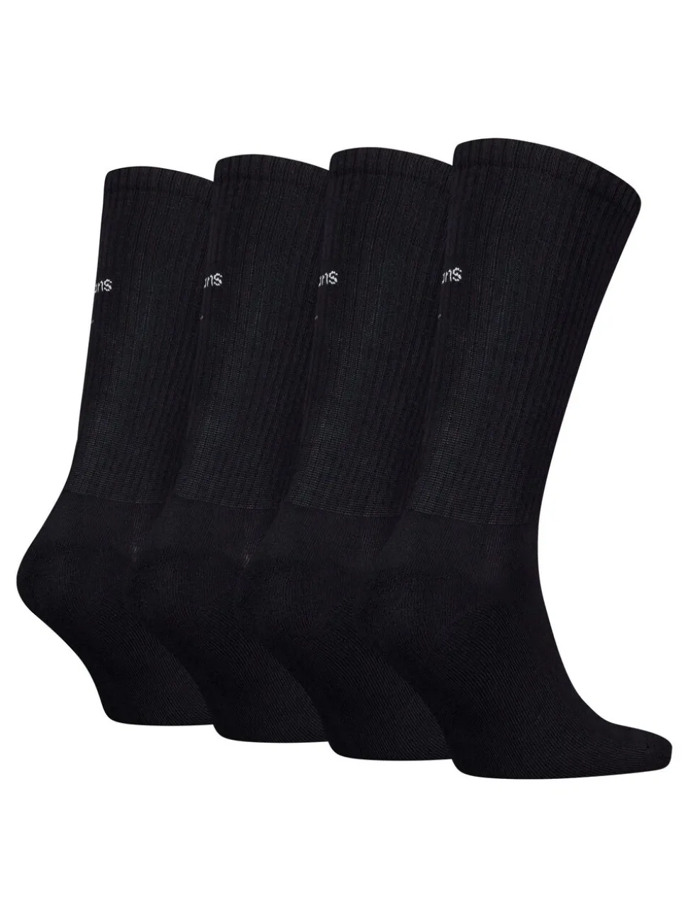 Calvin Klein Black Mens Crew Socks 4 Pack