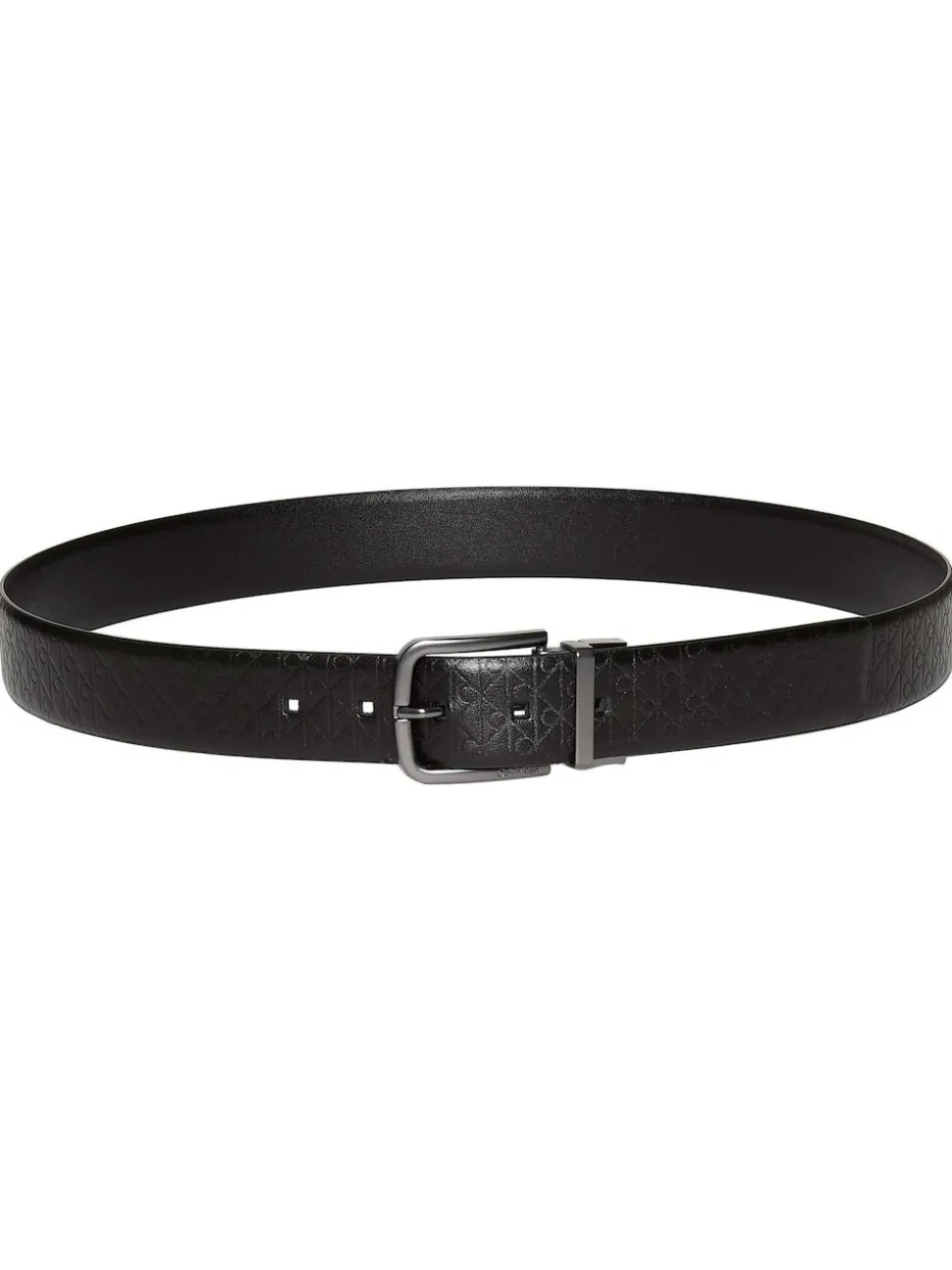 Calvin Klein Black Reversible Twist Buckle Belt