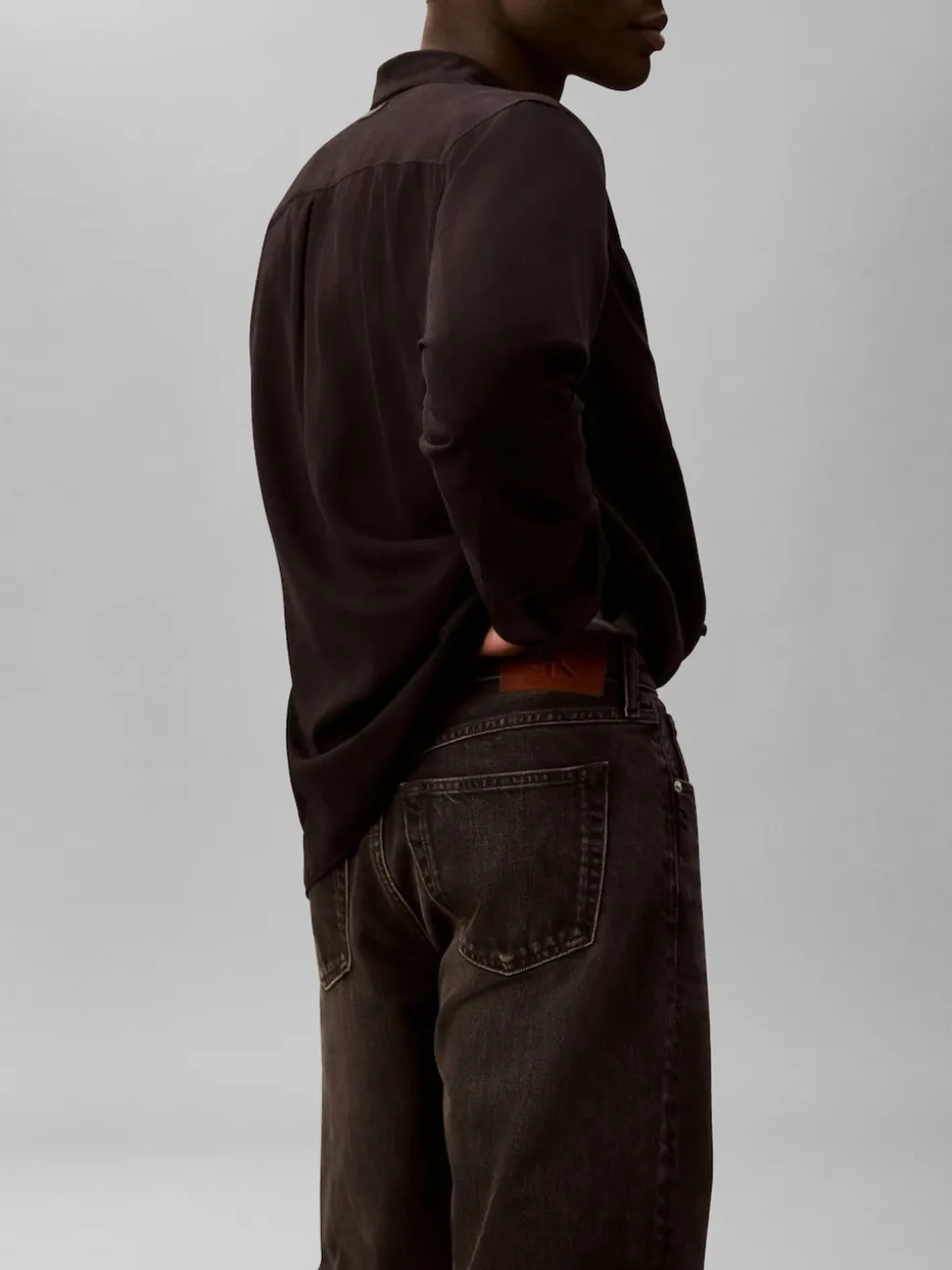 Calvin Klein Black 90s Straight Klein Black Jeans