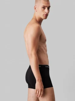 Calvin Klein Black Tonal 5 Pack Icon Cotton Stretch Boxer Trunks 5 Pack