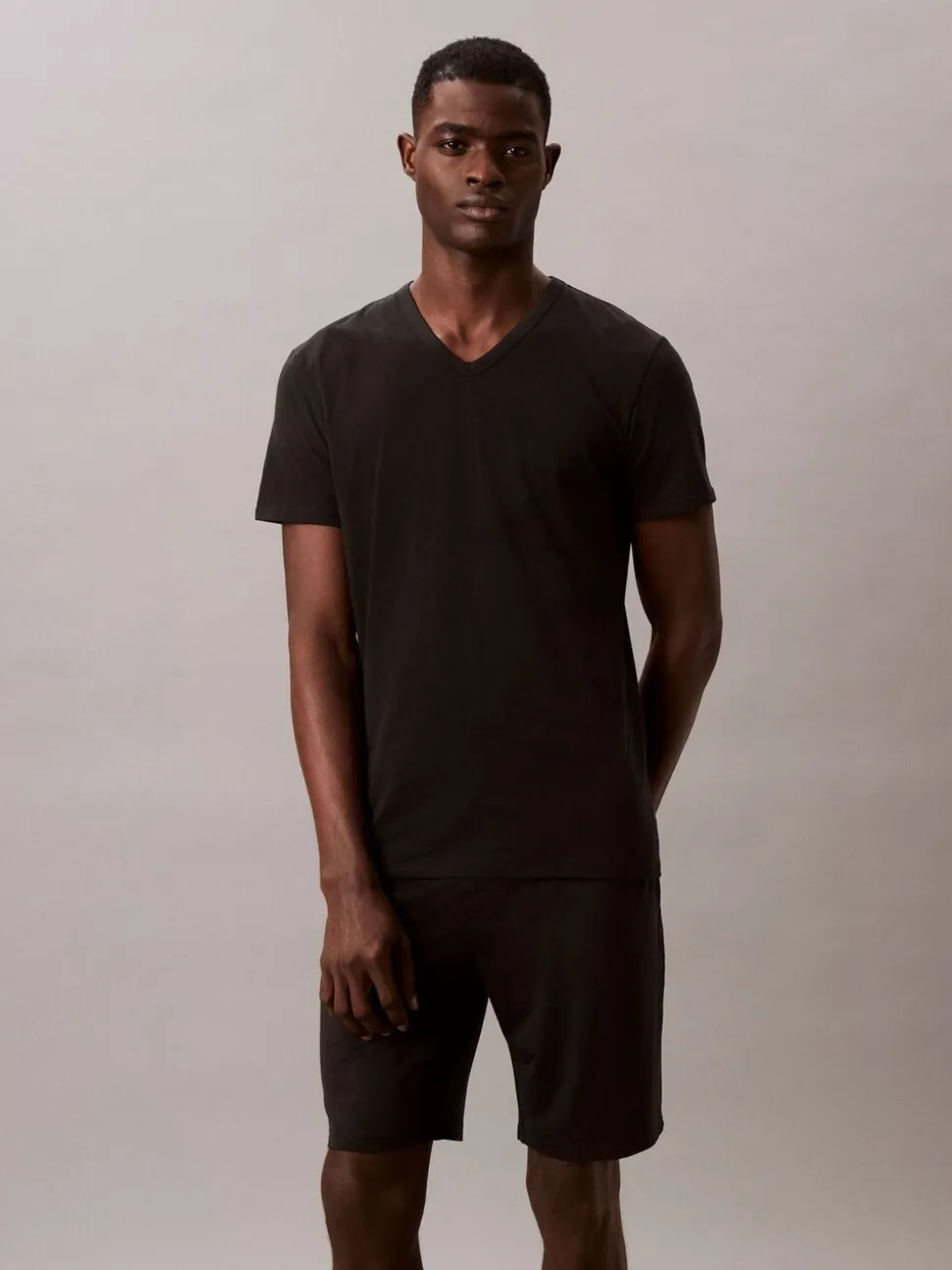 Calvin Klein Black V-Neck Lounge T-Shirt