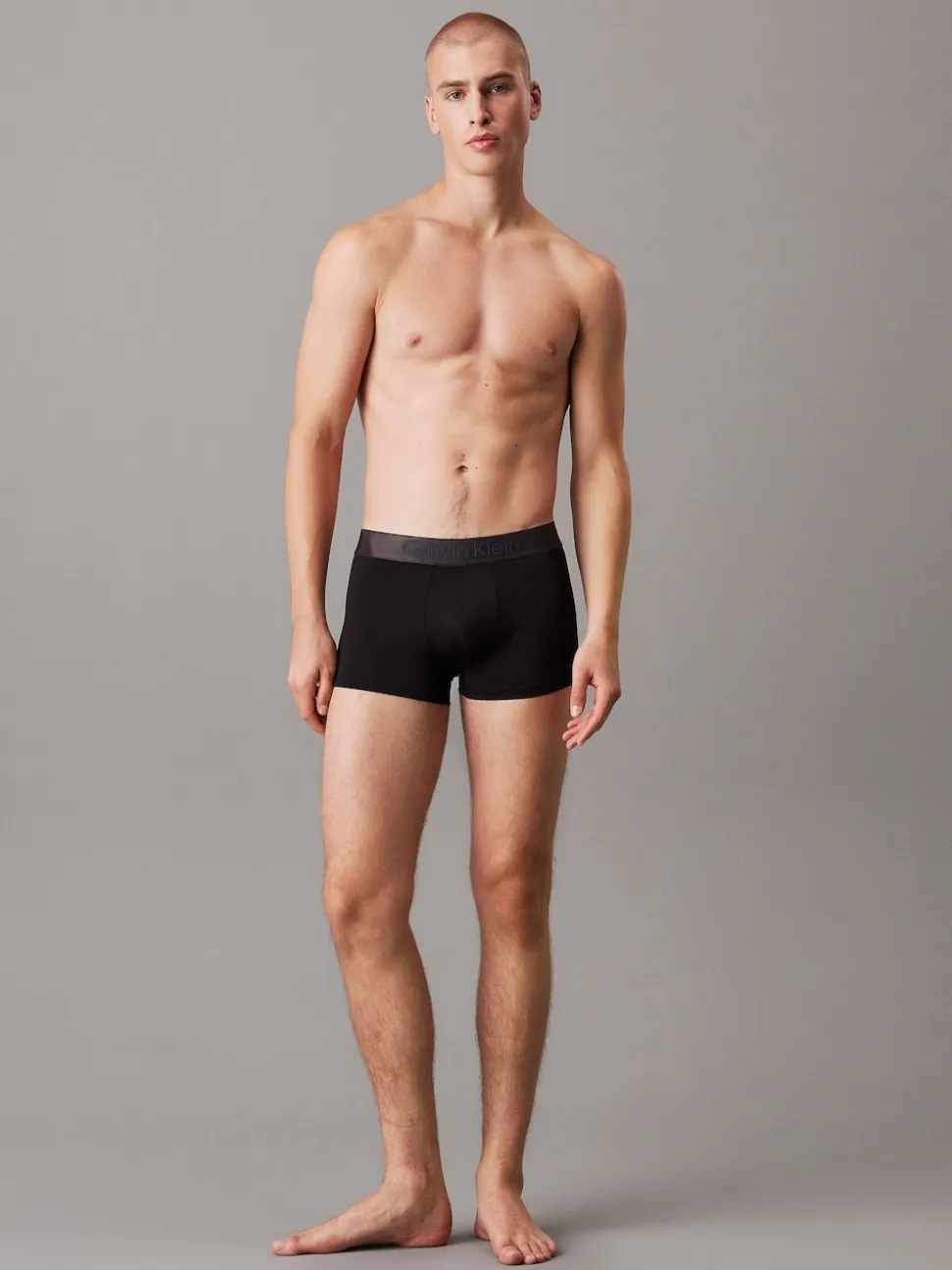 Calvin Klein Black/Brown Band Micro Stretch Boxer Briefs 3 Pack