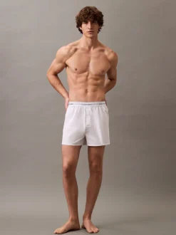 Calvin Klein Black/White/Grey 3 Pack Slim Fit Boxers - Icon Cotton Stretch
