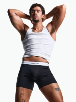 Calvin Klein Black/White/Grey Icon Cotton Stretch Boxer Briefs 3 Pack