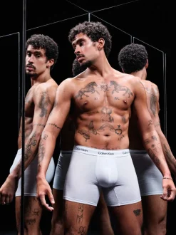 Calvin Klein Black/White/Grey Icon Cotton Stretch Boxer Briefs 3 Pack