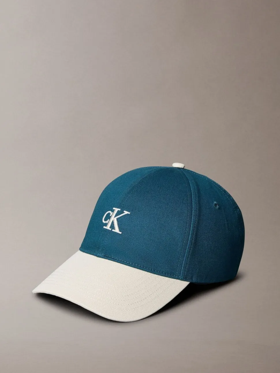 Calvin Klein Blue Colorblock Embroidered Logo Cap