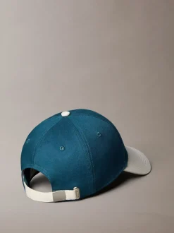 Calvin Klein Blue Colorblock Embroidered Logo Cap