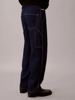 Calvin Klein Blue Denim Darted Carpenter Jeans