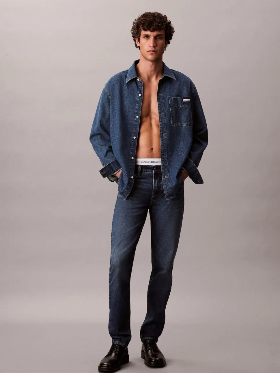 Calvin Klein Blue Slim Tappered Jeans