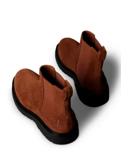 Calvin Klein Brown Suede Chelsea Boots