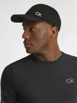 Calvin Klein Golf 100% Cotton Twill Black Caps