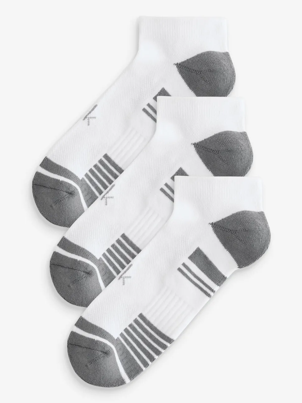 Calvin Klein Golf Tech Black Trainers Socks 3 Pack