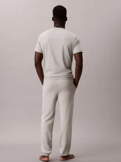 Calvin Klein Grey Cotton Terry Blend Lounge Joggers