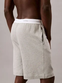 Calvin Klein Grey Lounge Icon Cotton Terry Sleep Shorts