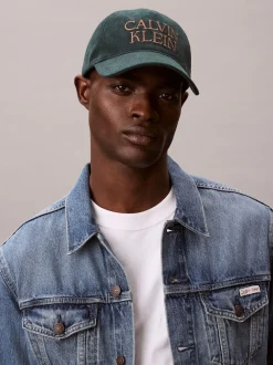 Calvin Klein Teal Corduroy Cap