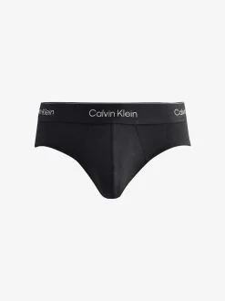 Calvin Klein Tonal Black/Tonal Black/Tonal Black 3 Pack Briefs - Icon Cotton Stretch