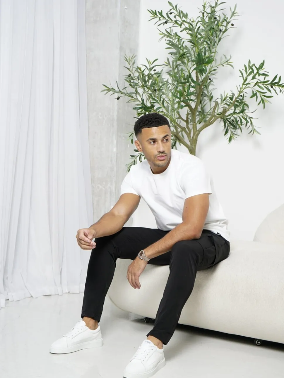 CAPO Black Utility Cargo Joggers