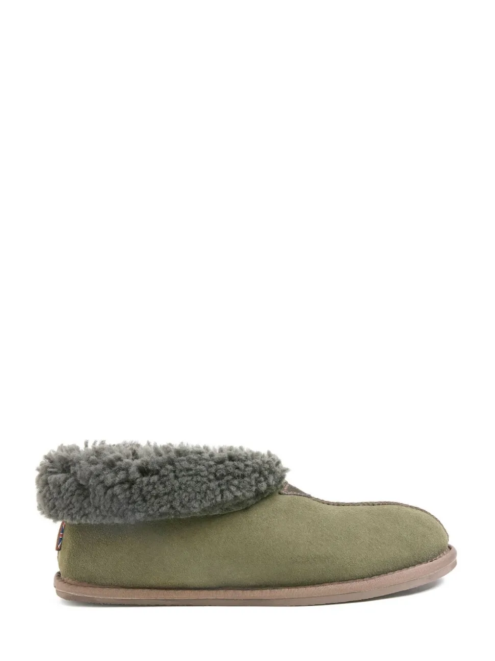 Celtic & Co. Green Men'S Sheepskin Bootee Slippers