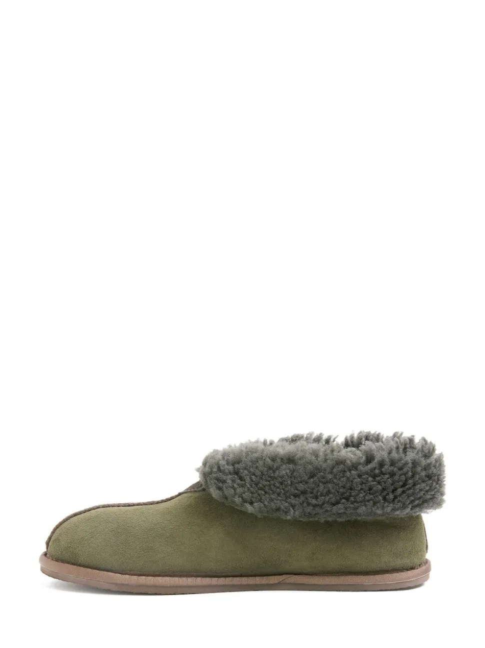 Celtic & Co. Green Men'S Sheepskin Bootee Slippers
